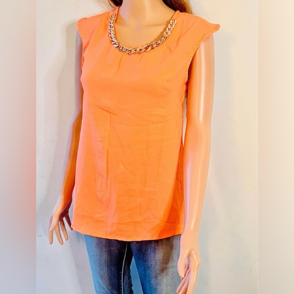 Neon Orange Fashion Top